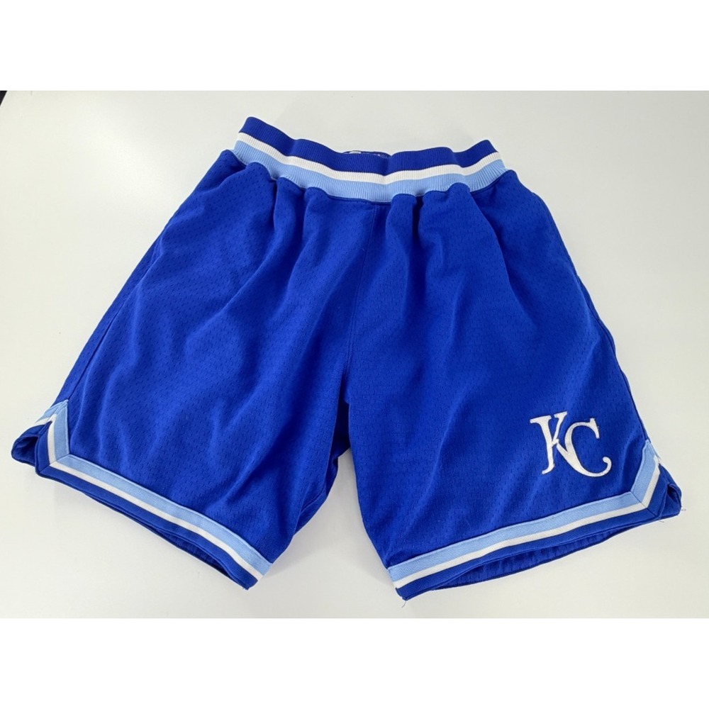 Kansas City Royals Mitchell & Ness Shorts Men L Blue MLB Cooperstown Collection